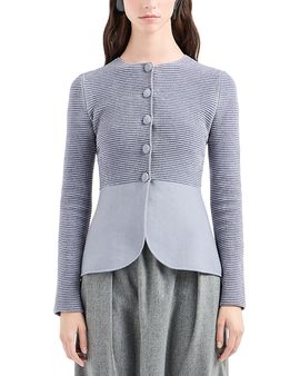 Emporio Armani Emporio Armani Ribbed Chenille Jacket
