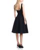 Emporio Armani Emporio Armani Scoop Neck Fit & Flare Dress - 3