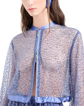 Emporio Armani Emporio Armani Sheer Sequin Jacket