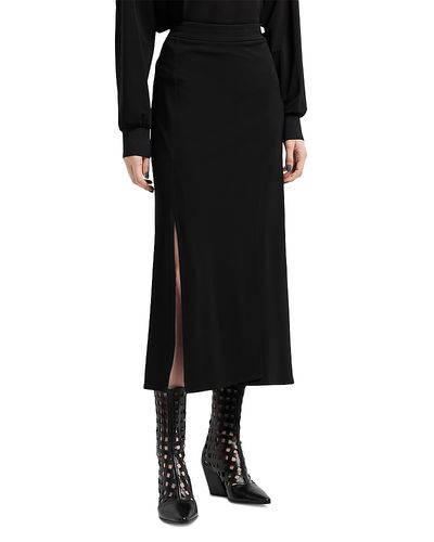 Emporio Armani Emporio Armani Side Slit Midi Skirt