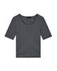 Emporio Armani Emporio Armani Stretch Jersey Jacquard Top - 5
