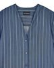 Emporio Armani Emporio Armani Striped Stretch Jacquard Denim Shirt - 4