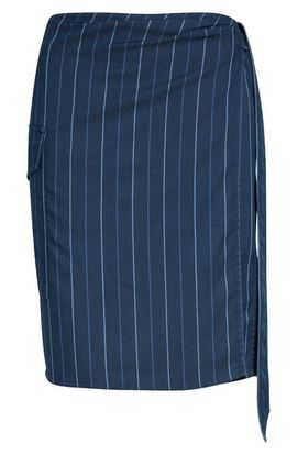 Emporio Armani Emporio Armani Striped Wrap Miniskirt
