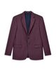 Emporio Armani Emporio Armani Tailored Fit Single Breasted Wool Chevron Blazer - 4