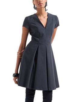 Emporio Armani Emporio Armani Techno Cady Pleated Dress