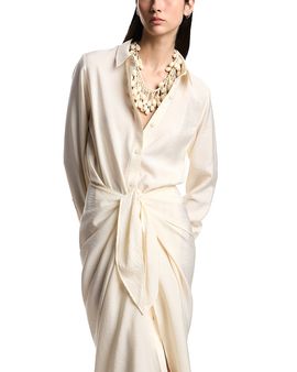 Emporio Armani Emporio Armani Techno Wrap Maxi Dress