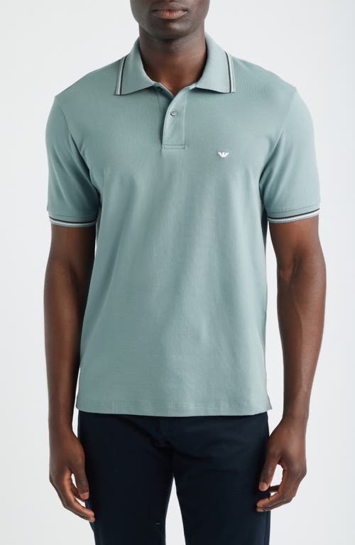 Emporio Armani Emporio Armani Tipped Cotton Polo Shirt