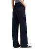 Emporio Armani Emporio Armani Tonal Chevron Pattern Trousers with Pleated Waistband Detail - 3