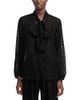 Emporio Armani Emporio Armani Tulle and Velvet Blouse - 1