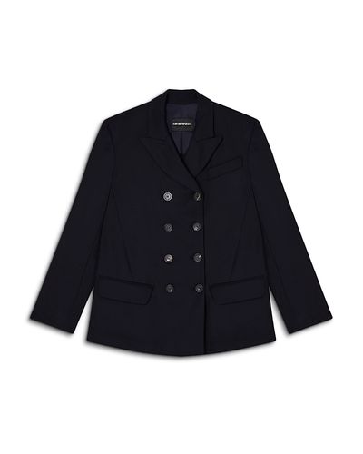 Emporio Armani Emporio Armani Wool Double Breasted Blazer
