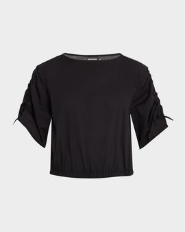Emporio Armani Ruched-Sleeve Blouse