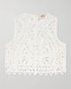 EMPORIO SIRENUSE Ada Brisé cropped embroidered cotton top - 1