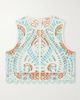 EMPORIO SIRENUSE Ada Brisé Mare broderie anglaise cotton top - 1