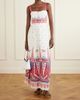 EMPORIO SIRENUSE Azzurra printed linen maxi dress - 2