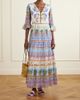 EMPORIO SIRENUSE Bella pleated printed cotton maxi dress - 2