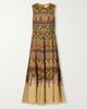 EMPORIO SIRENUSE Clodette Desert printed woven silk-blend maxi dress - 1