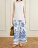 EMPORIO SIRENUSE Floral printed cotton wide-leg pants - 2