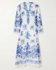 EMPORIO SIRENUSE Giada floral-print cotton-voile kaftan - 1
