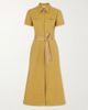 EMPORIO SIRENUSE Giselle belted cotton midi dress - 1