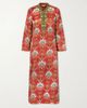 EMPORIO SIRENUSE Jenna printed silk midi dress - 1