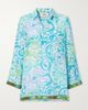 EMPORIO SIRENUSE Jia printed silk shirt - 1