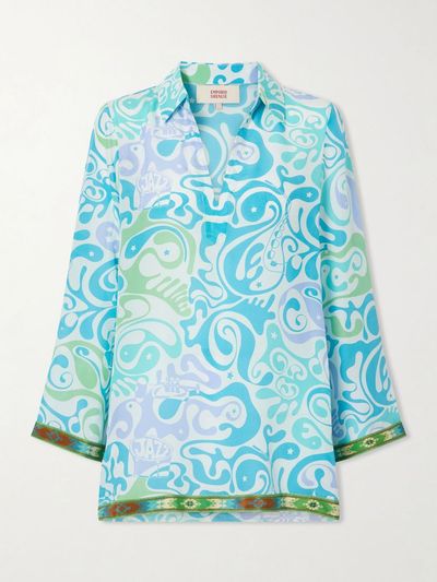 EMPORIO SIRENUSE Jia printed silk shirt