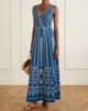 EMPORIO SIRENUSE Nellie embroidered cotton and linen-blend maxi dress - 2