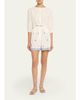 Emporio Sirenuse New Jinny Linen Crop Blouse - 2