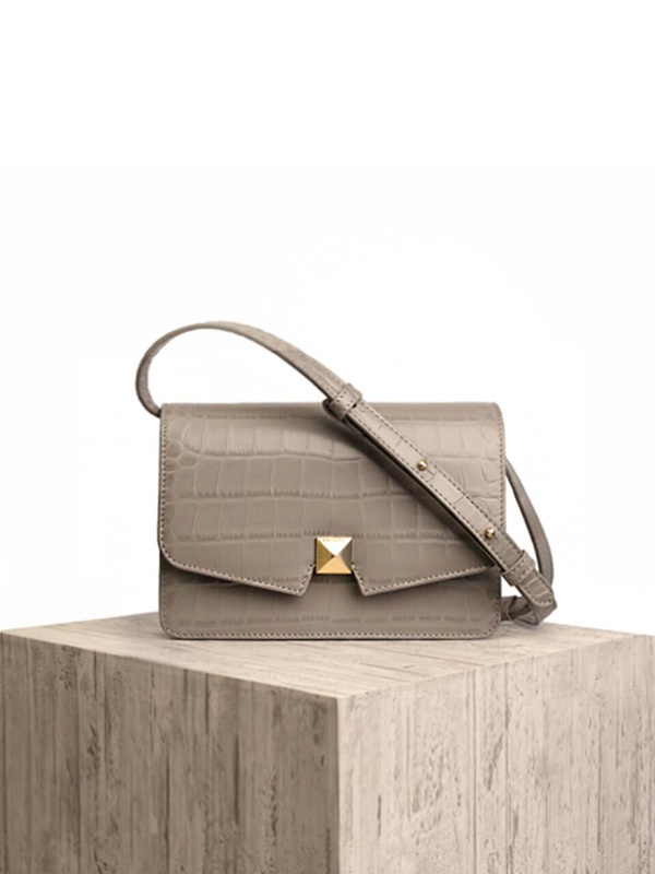 EMP.T LABEL Cube Mini Box - Embossing Gray