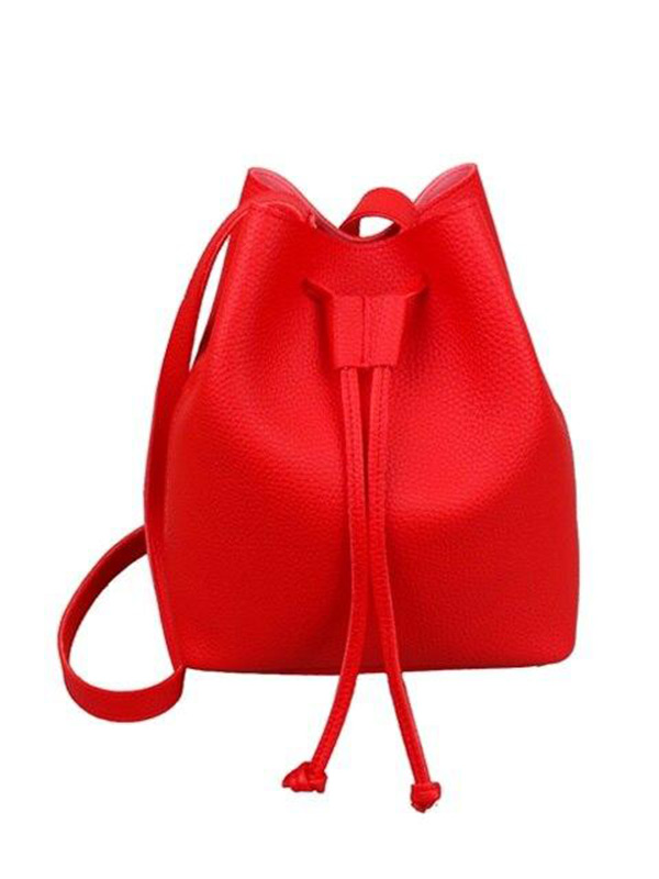 EMP.T LABEL Erin Bucket Bag_Pop Red