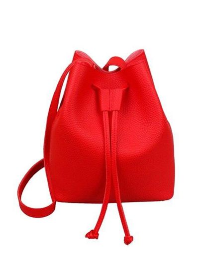 EMP.T LABEL Erin Bucket Bag_Pop Red