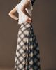 En Elly Plaid Maxi Skirt - 4