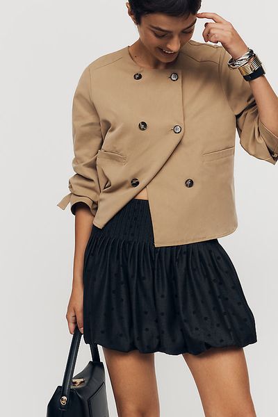 En Saison Adrianne Bubble Mini Skirt