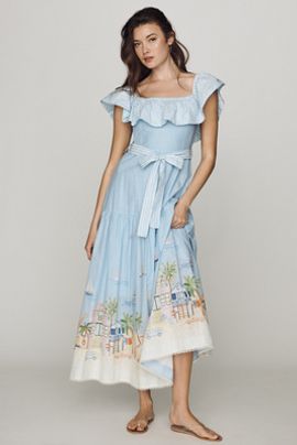 En Saison Dawn 100% Cotton Midi Dress