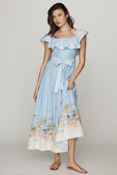 En Saison Dawn 100% Cotton Midi Dress
