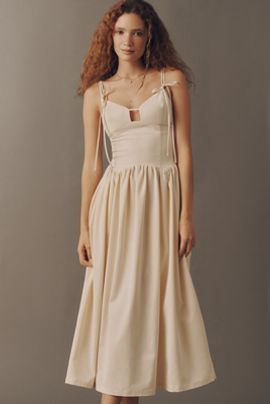 knee length dresses for ladies Amelia Midi Dress – Cherie main image 0