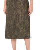 En Saison En Saison Faux Leather Margot Midi Skirt Olive - 1