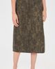 En Saison En Saison Faux Leather Margot Midi Skirt Olive - 2