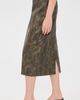 En Saison En Saison Faux Leather Margot Midi Skirt Olive - 4