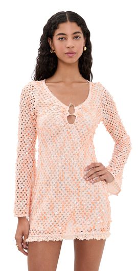 En Saison En Saison Gigi Mini Dress Peach