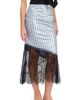 En Saison En Saison Hazel Polka Dot Lace Trim Midi Skirt - 4