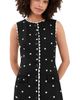 En Saison En Saison Heather Embroidered Mini Dress Black Natural - 1