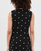 En Saison En Saison Heather Embroidered Mini Dress Black Natural - 3