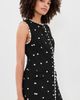 En Saison En Saison Heather Embroidered Mini Dress Black Natural - 4