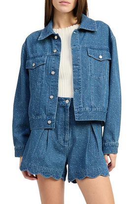 En Saison En Saison Heidi Studded Denim Jacket