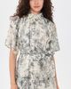 En Saison En Saison Holly Mini Dress White Slate Blue - 6
