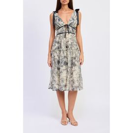 En Saison En Saison Holly Toile Print Midi Dress
