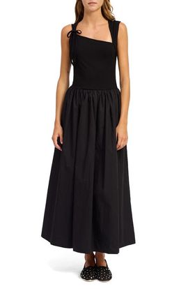 En Saison - Women's Sveta Shirred Poplin Midi Dress
