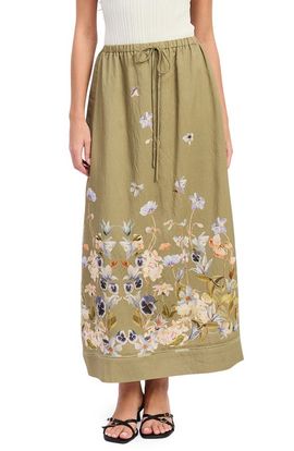 En Saison En Saison Yvette Floral Maxi Skirt