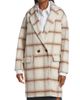 Ena Pelly Women's Plaid Wool-Blend Oversized Double-Breasted Coat - 3